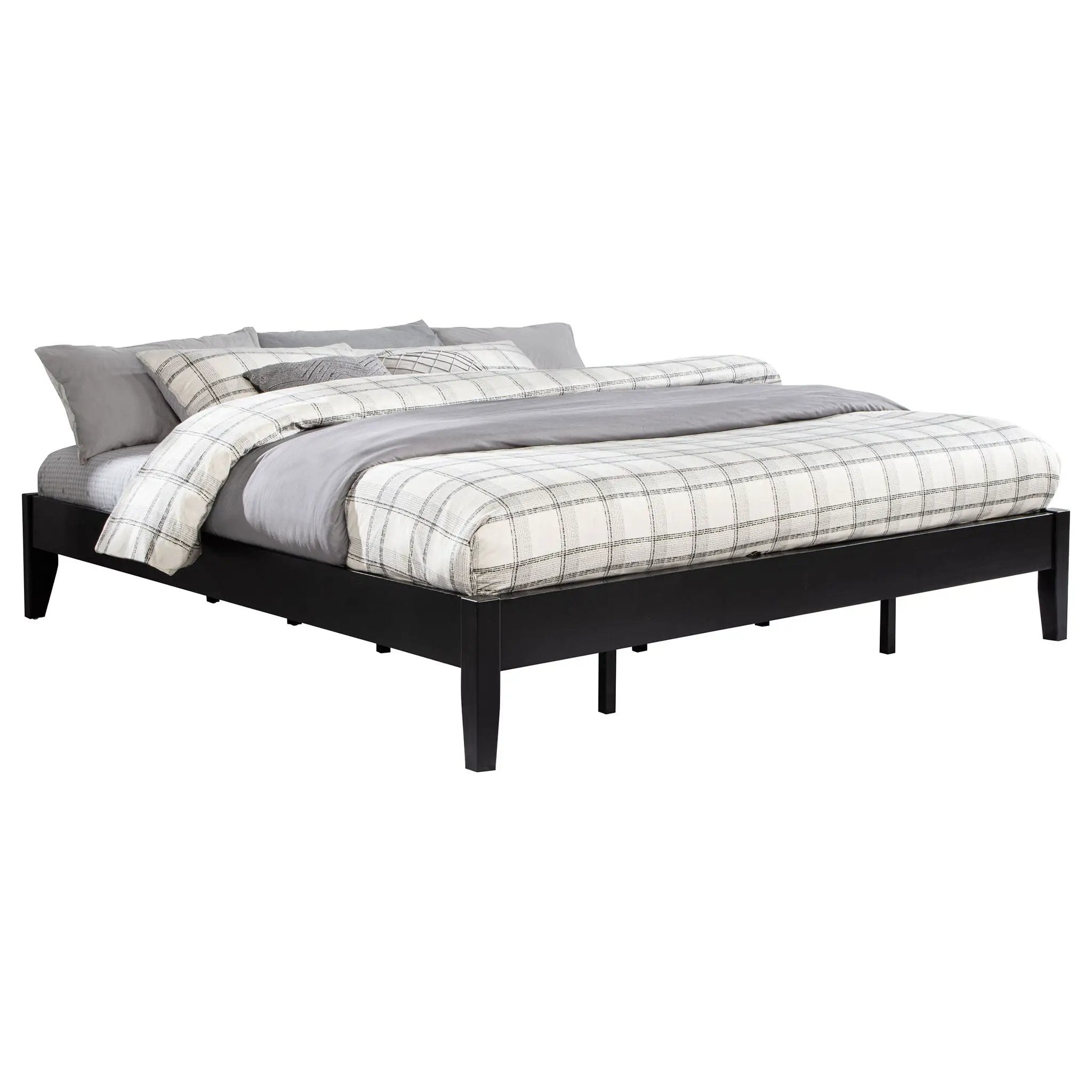 Hounslow California King Universal Platform Bed Black by Unique Piece Furniture