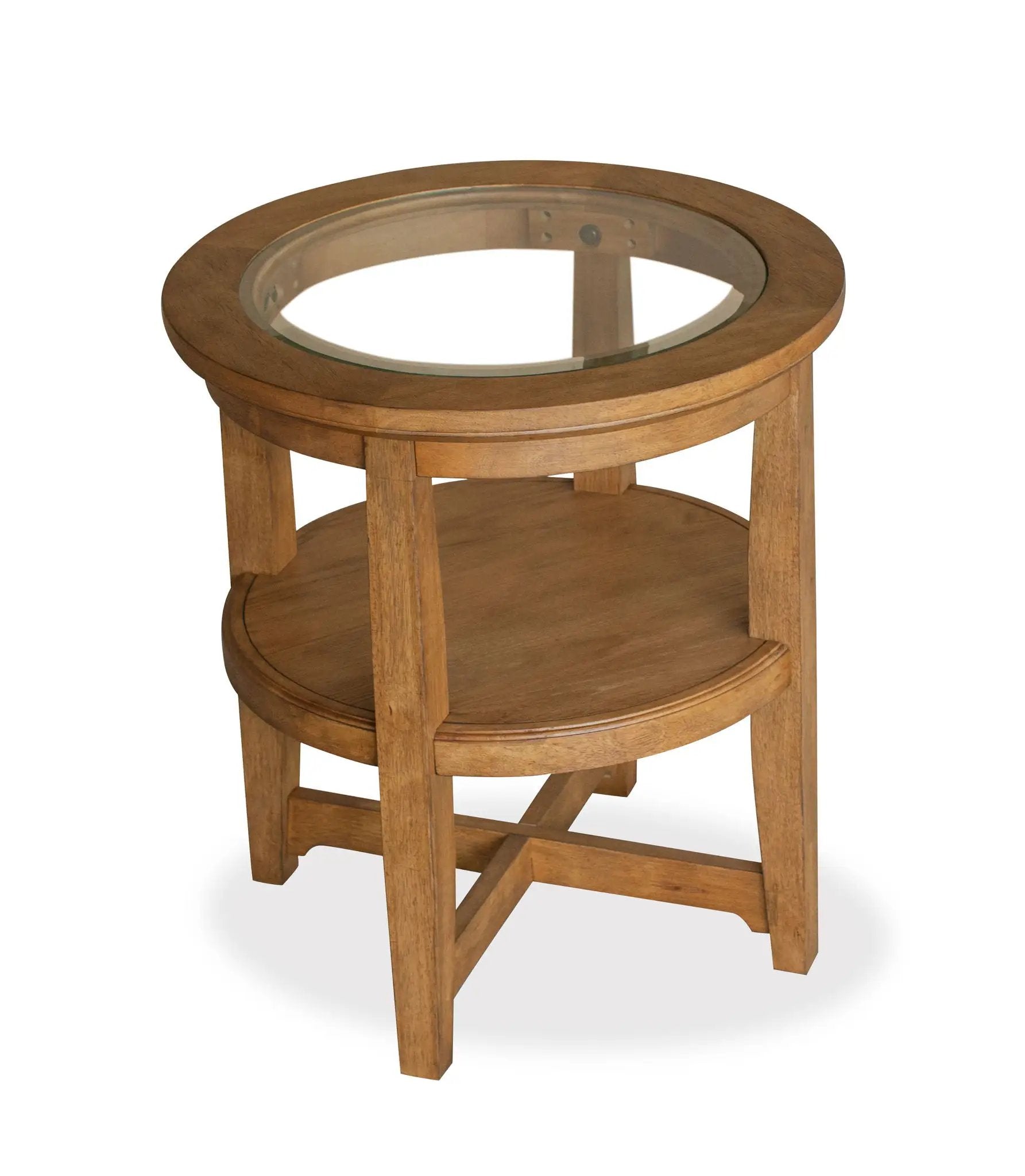 Durant - Shelf End Table - Honey Brown by Unique Piece Furniture