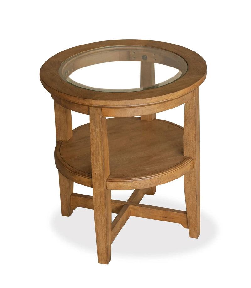 Durant - Shelf End Table - Honey Brown by Unique Piece Furniture
