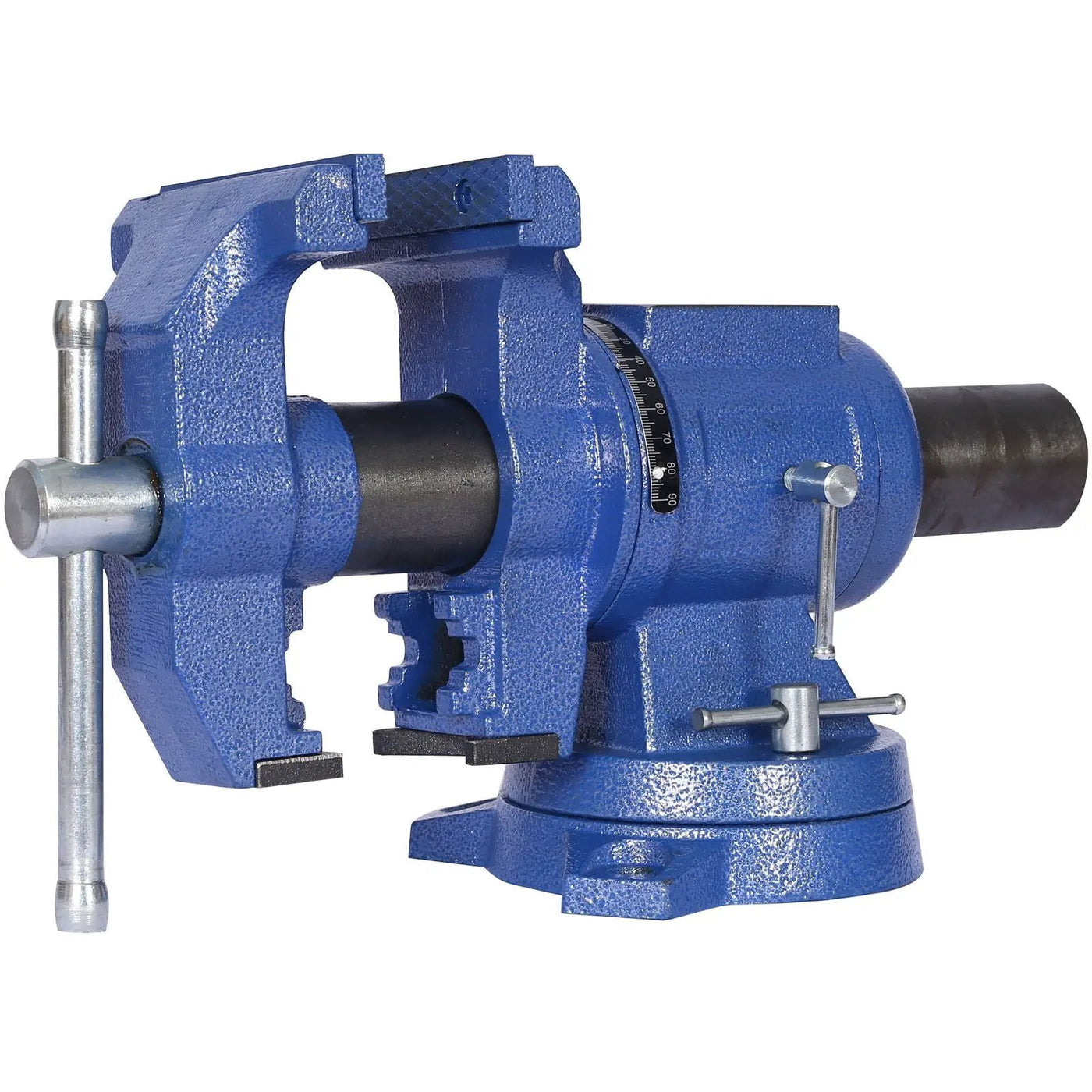 Heavy Duty 5" Multi Jaw Rotating Bench Vise with 360° Swivel Base and Head by HouseOfZazla