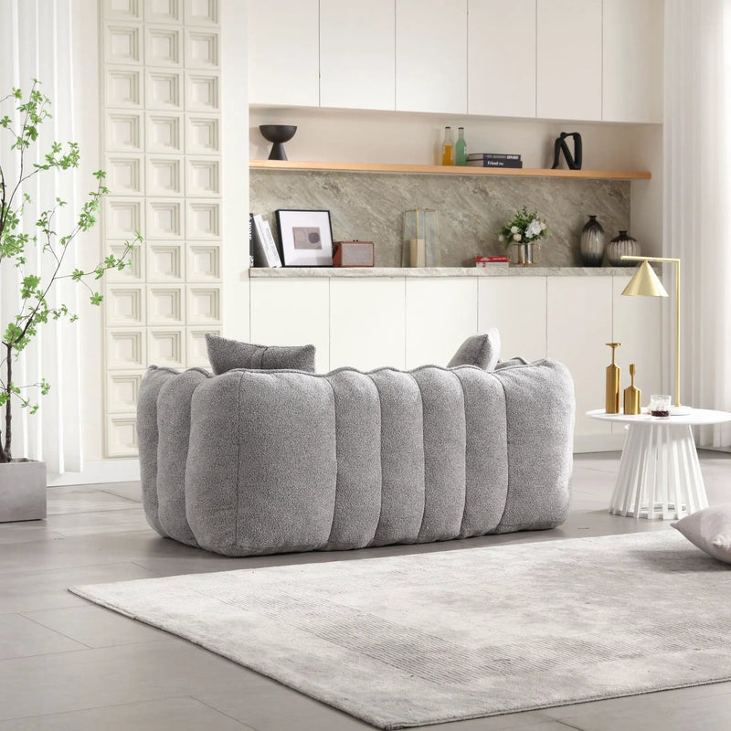 Cozy Beanbag Chair With High Resilience Foam Core For 2 by HouseOfZazla