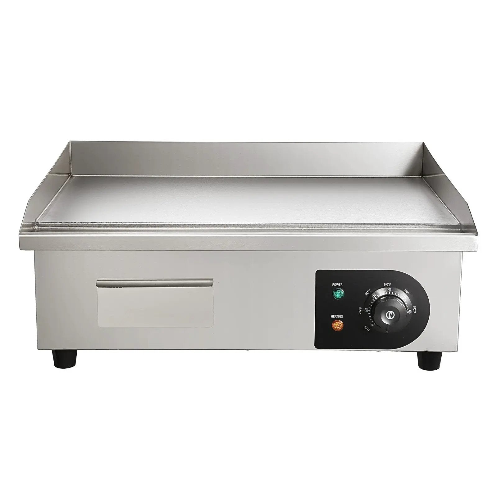 Commercial Electric Griddle, 21 x 11.8 Inch, 1750W by HouseOfZazla