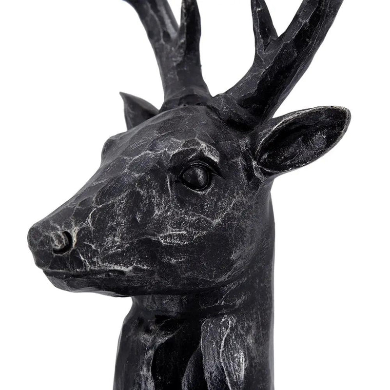Darby 8-Point Deer Head Statue Decor by HouseOfZazla
