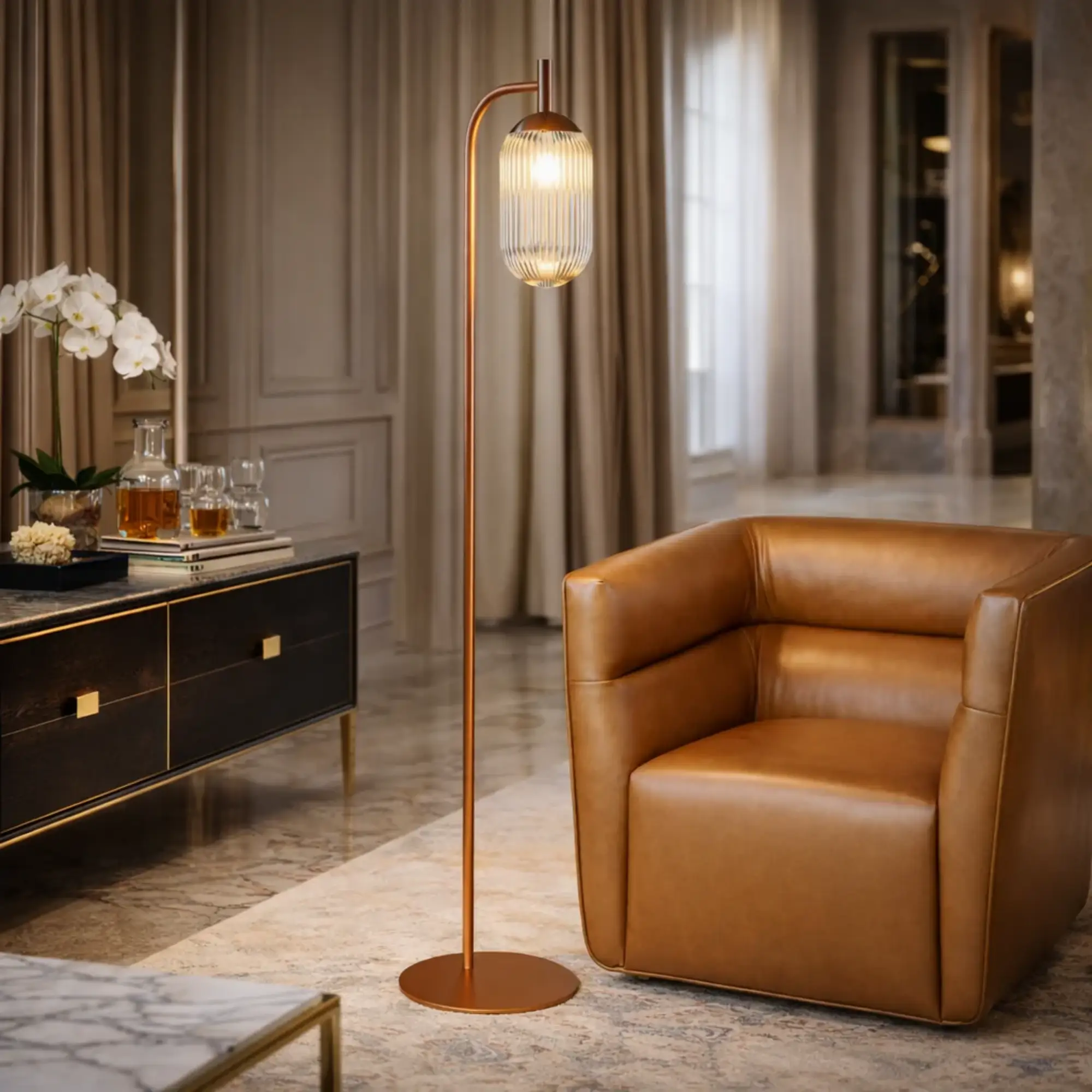 Classic Modern Floor Lamp by HouseOfZazla
