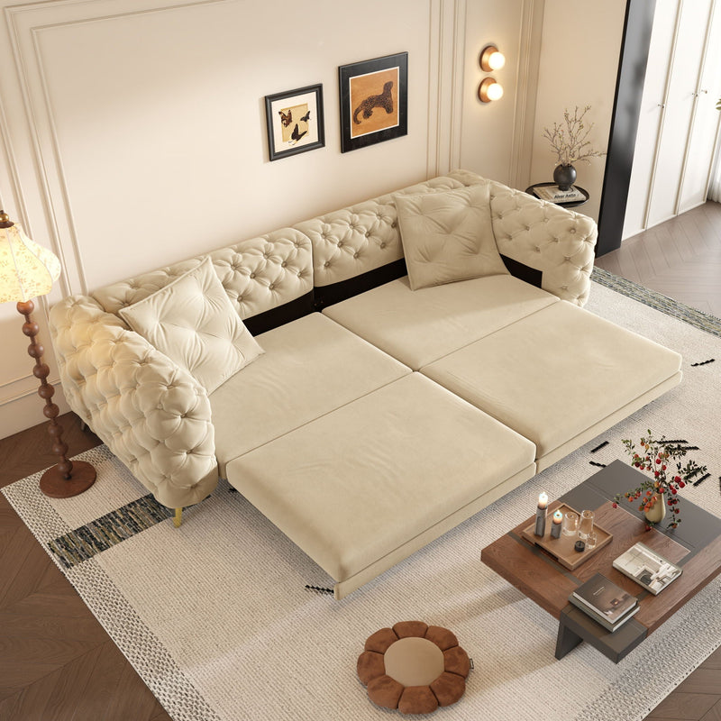 3-In-1 Convertible Sleeper Sofa by HouseOfZazla