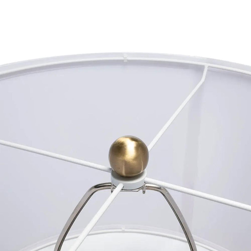 Geode-Inspired Gold Aluminum Table Lamp by HouseOfZazla