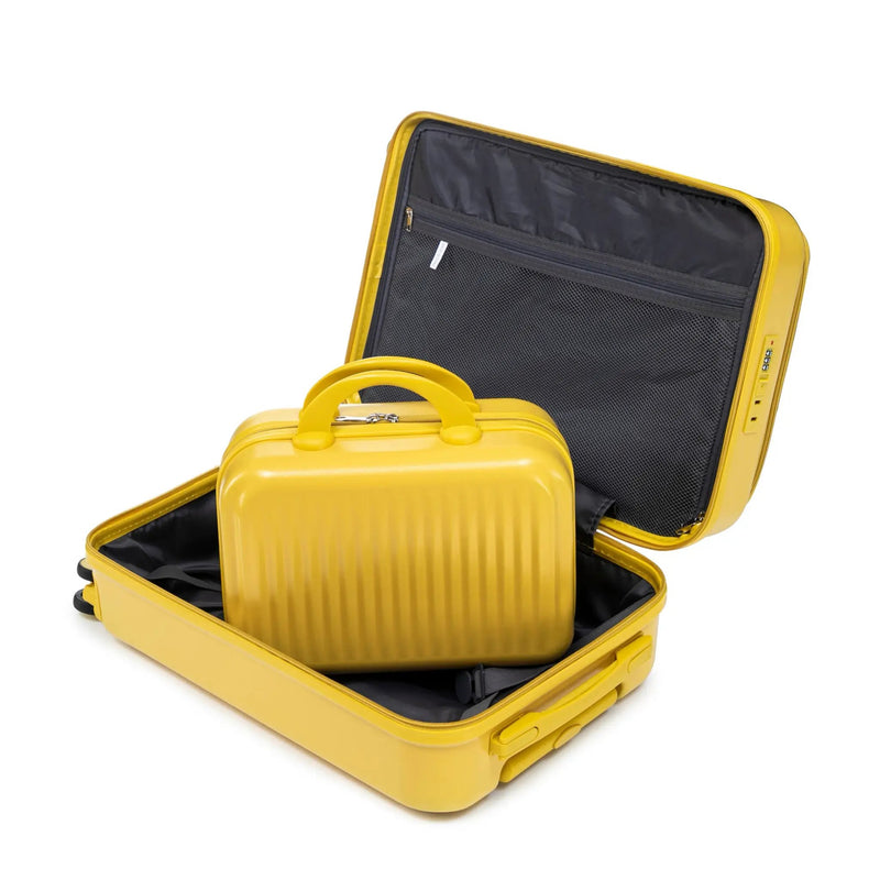 14'/20' 2-Piece ABS Spinner Wheel Luggage Set with Combination Lock by HouseOfZazla