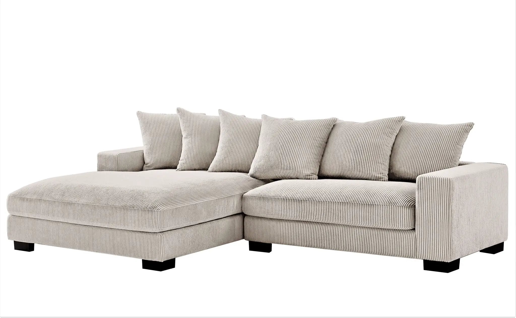 Luxe - Oversized 2 Piece Sectional Couches For Living Room, L Shaped Sofa With Chaise by Unique Piece Furniture