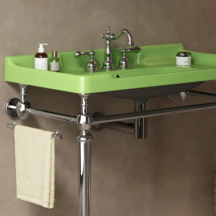 VICI 36" Bathroom Ceramic Basin with 3 Pre-Drilled Holes by HouseOfZazla