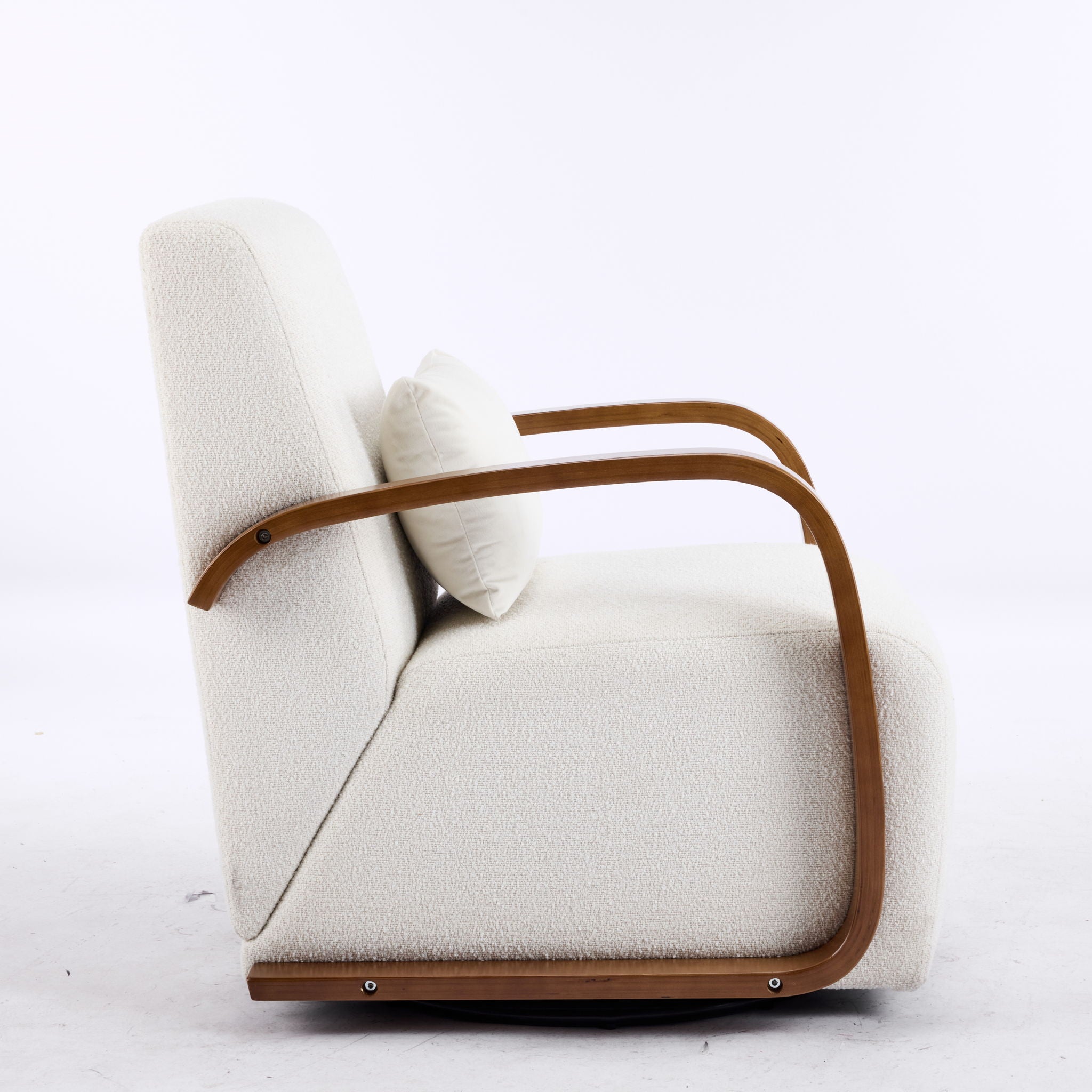 Swivel Accent Rotatable Ergonomic Single Chair For Living Room by HouseOfZazla