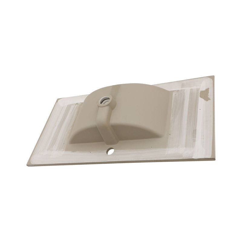 Premium Rectangular Vanity Top With Single Faucet Hole And Overflow by HouseOfZazla