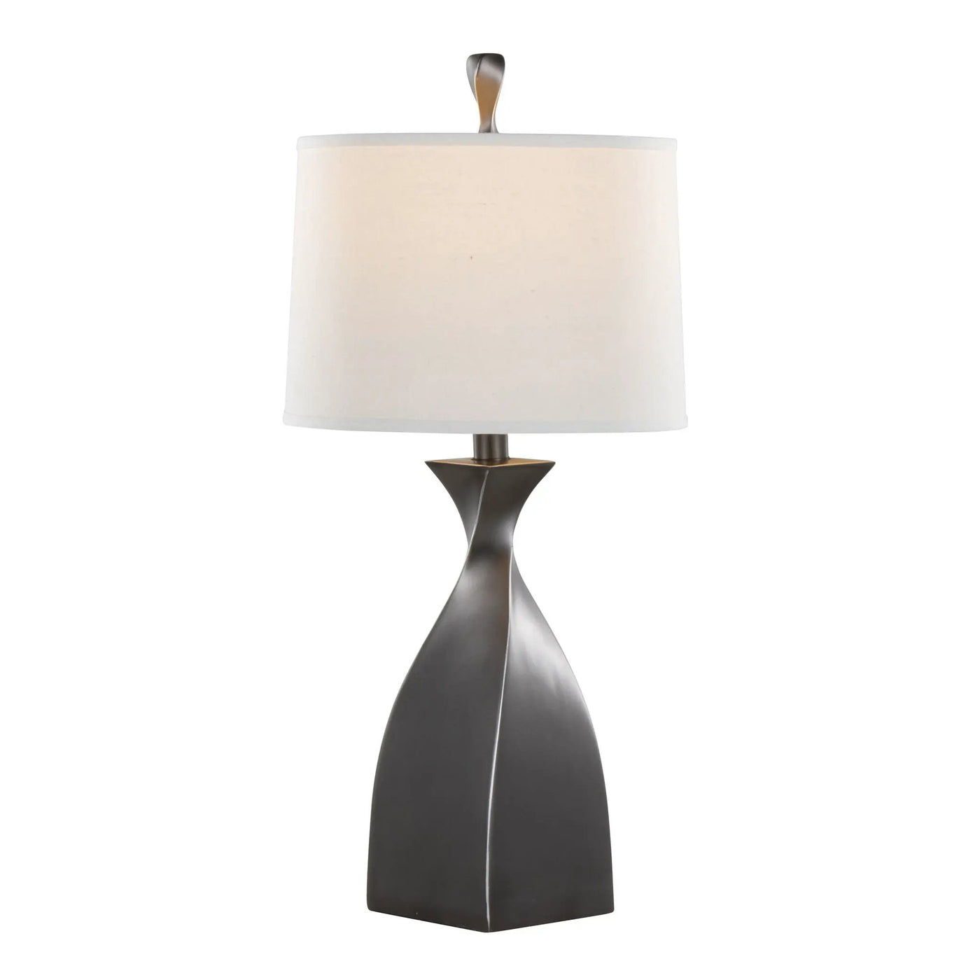 Curvo - Contemporary Polyresin Table Lamp (Set of 2) by HouseOfZazla
