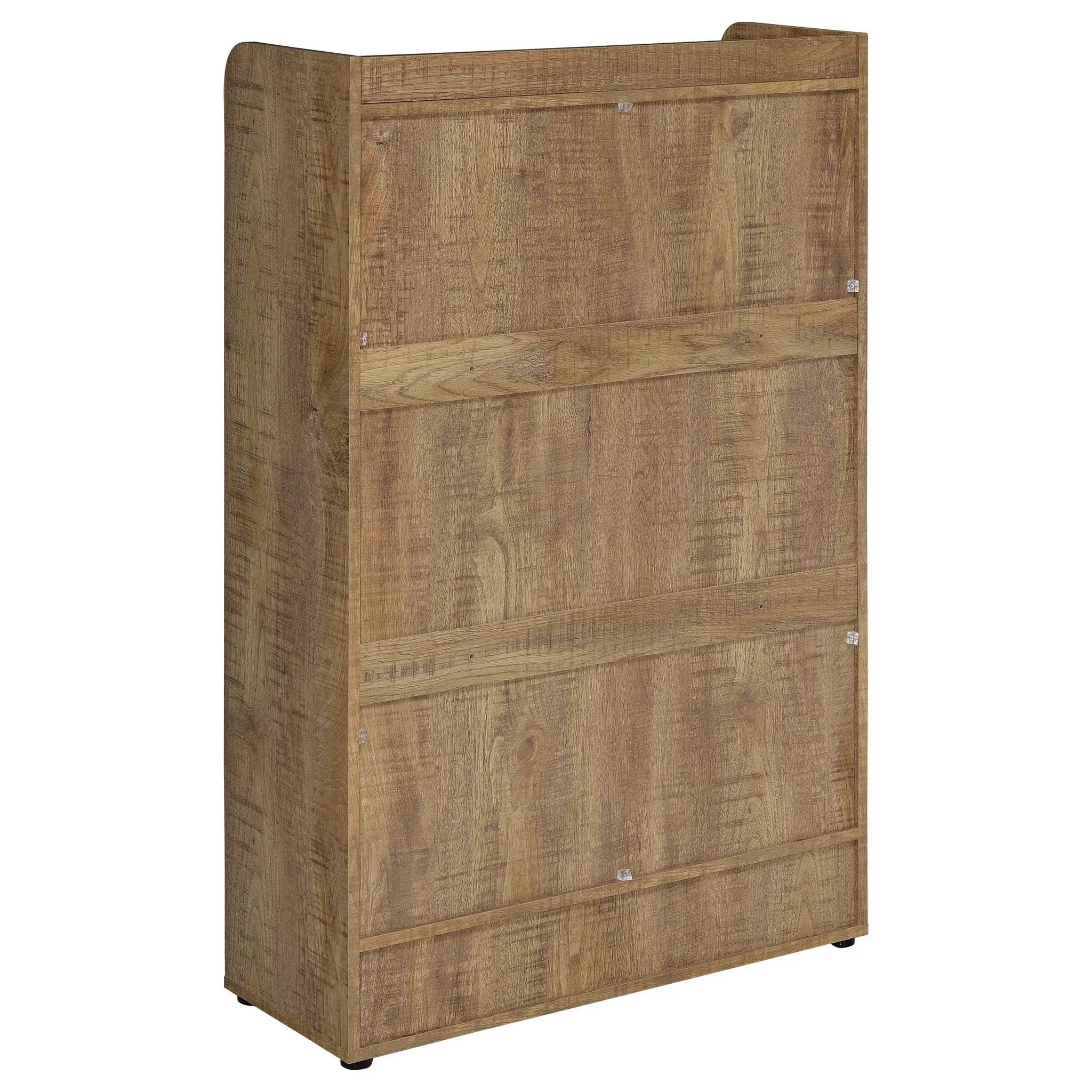 Denia 3-tier Engineered Wood Shoe Cabinet Mango by Unique Piece Furniture