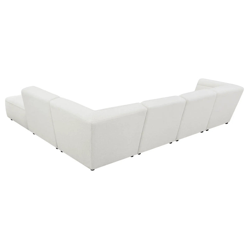 Sunny 6-piece Upholstered Modular Sectional Sofa Natural by Unique Piece Furniture