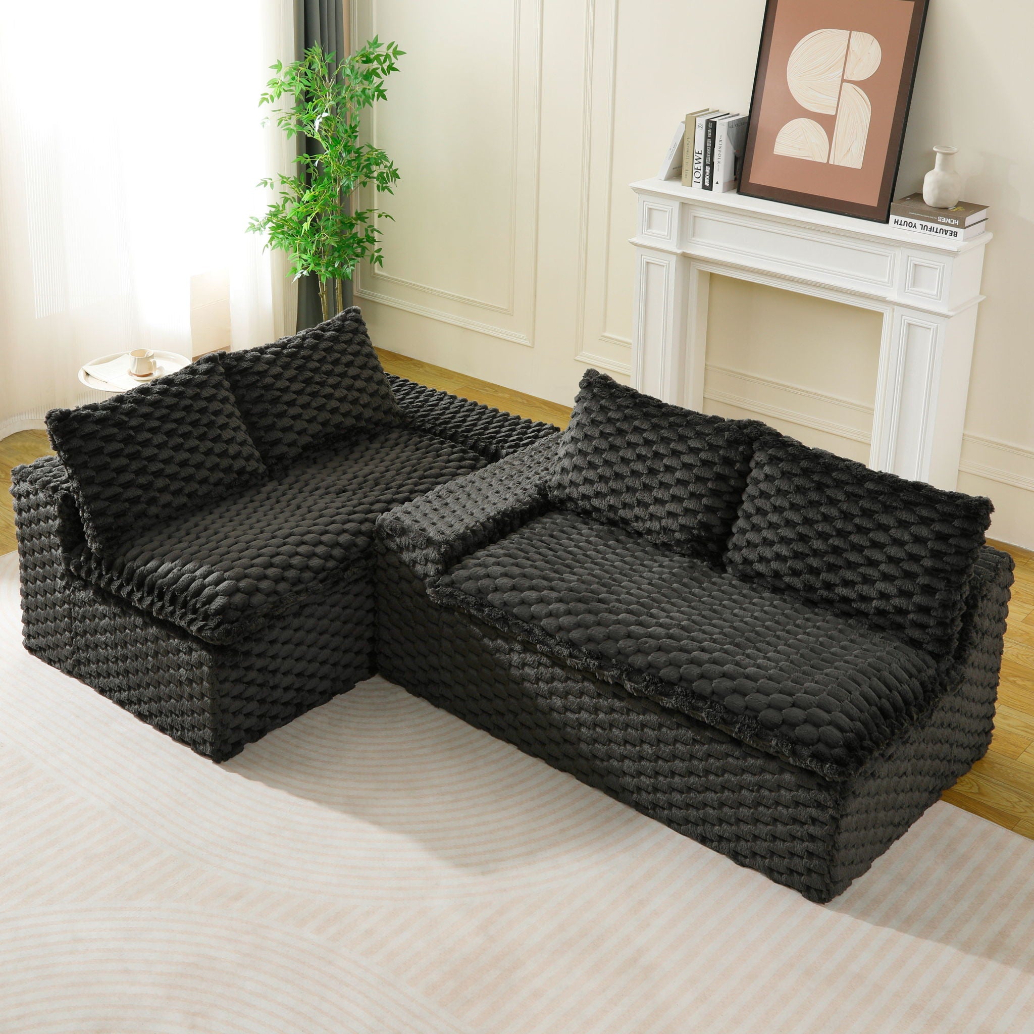 Multifunctional Sofa, Side-By-Side Or Facing Each Other by HouseOfZazla