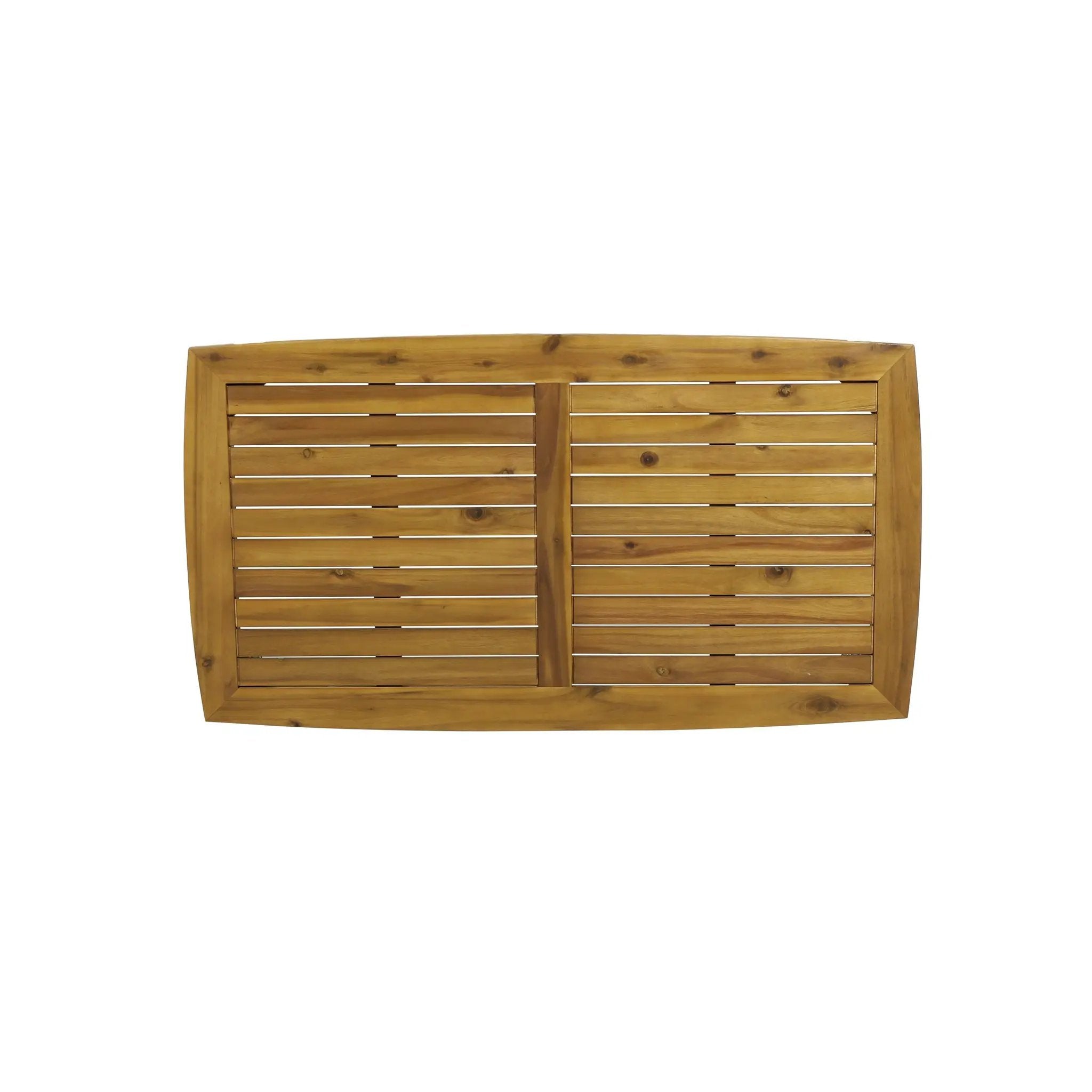 4-Pieces Acacia Wood Patio Furniture Set with Cushions by HouseOfZazla