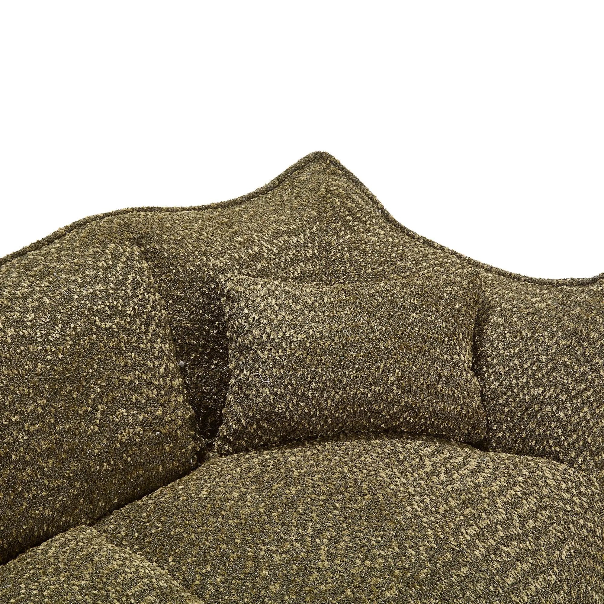 Comfortable Dual Beanbag Chair With High Resilience Foam Core For 2 People by HouseOfZazla