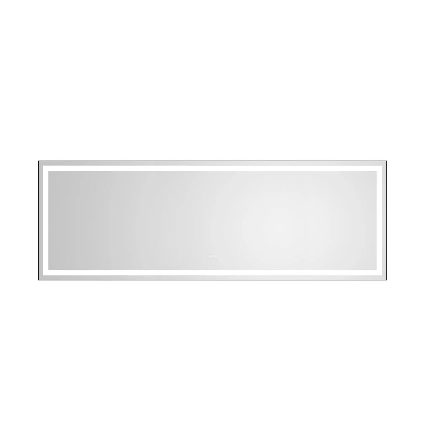 118 x 36 Inch LED Bathroom Mirror with Aluminum Frame by HouseOfZazla
