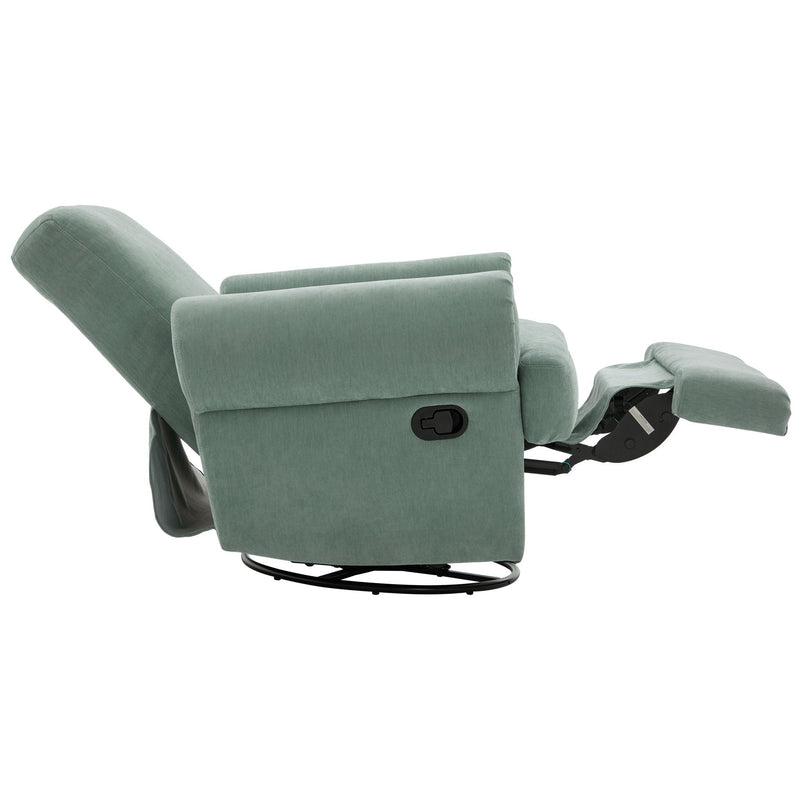 Manual Swivel Recliner Rocker Chair With Adjustable Backrest by HouseOfZazla