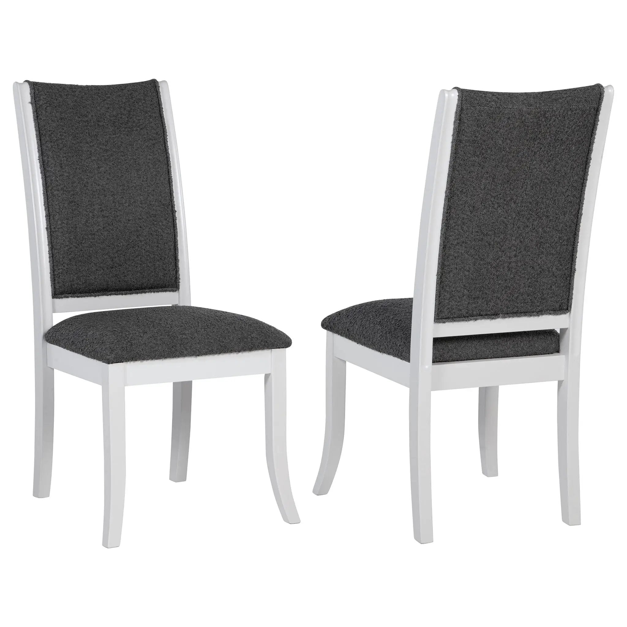 Tyler Pearl - Upholstered Dining Side Chair (Set of 2) - Taupe by HouseOfZazla