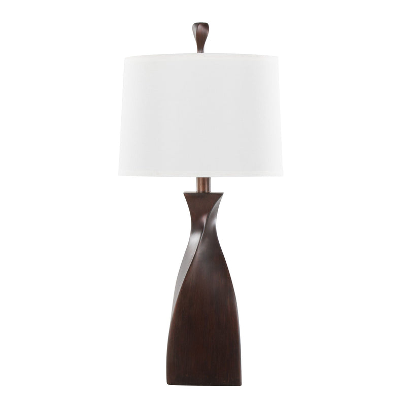 Curvo - Contemporary Polyresin Table Lamp (Set of 2) by HouseOfZazla
