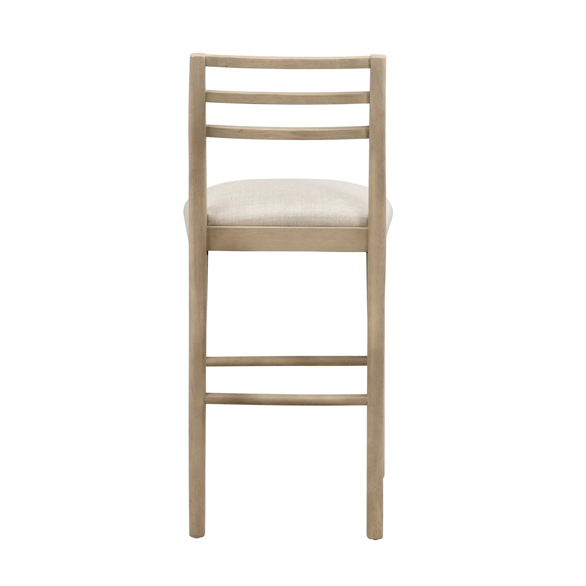 Bar Stool With Ladder Back (Set of 2) by HouseOfZazla