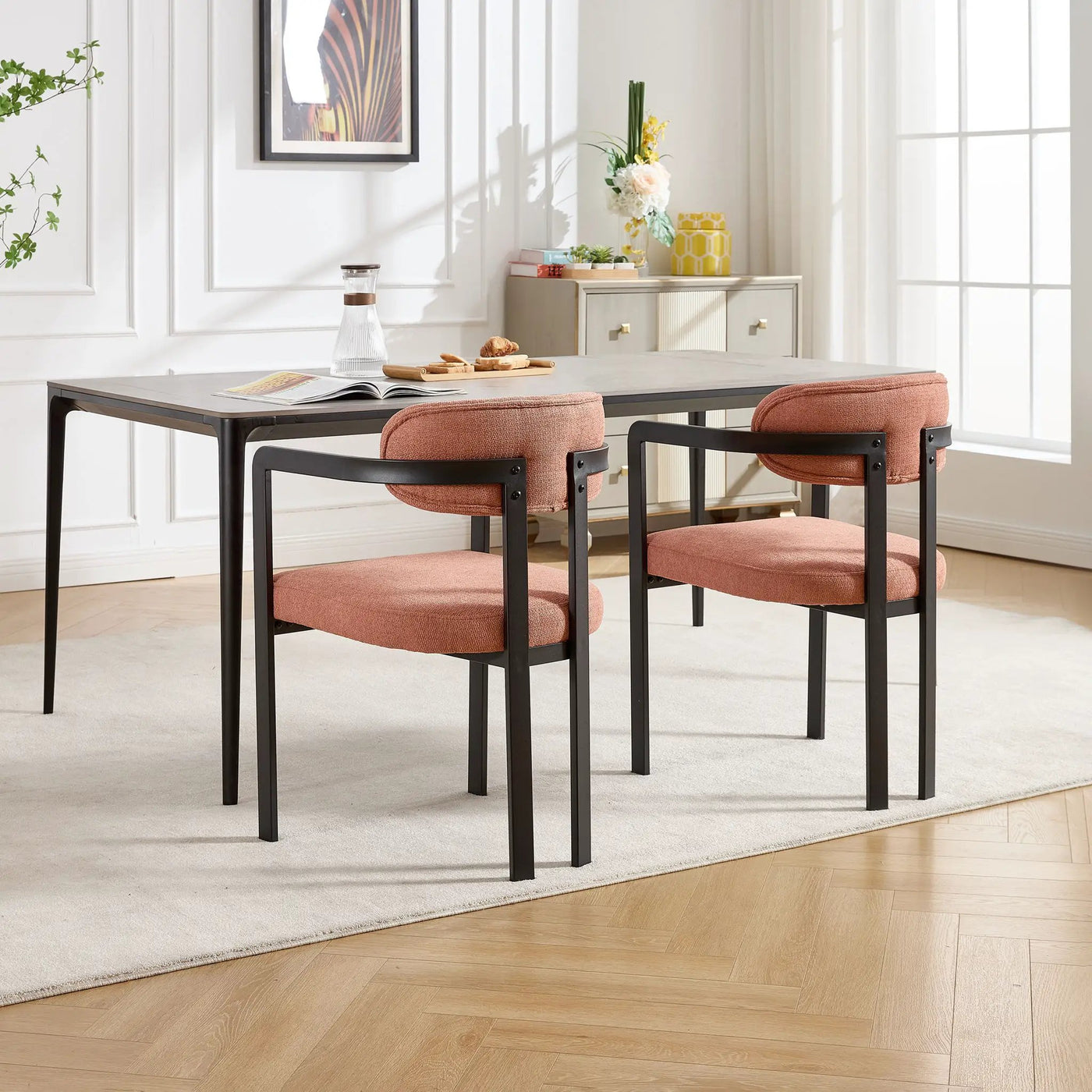 Dining Arm Chairs (Set of 2) by Unique Piece Furniture