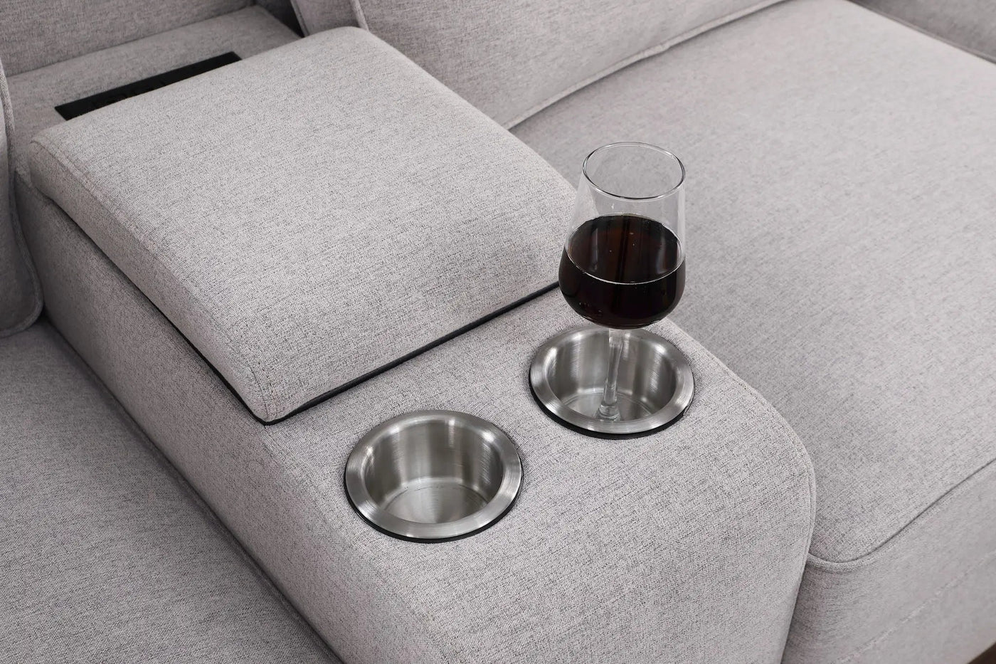 Eric - 9 Piece Upholstered Sectional With Ottoman by HouseOfZazla
