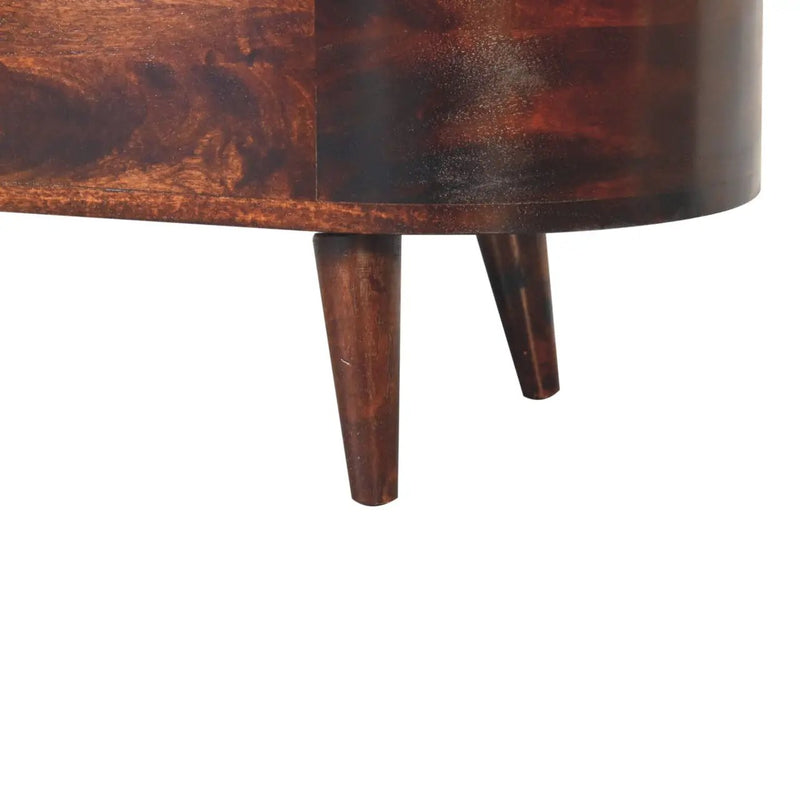 Solid Wood Light Rounded Lid-up Blanket Box by HouseOfZazla