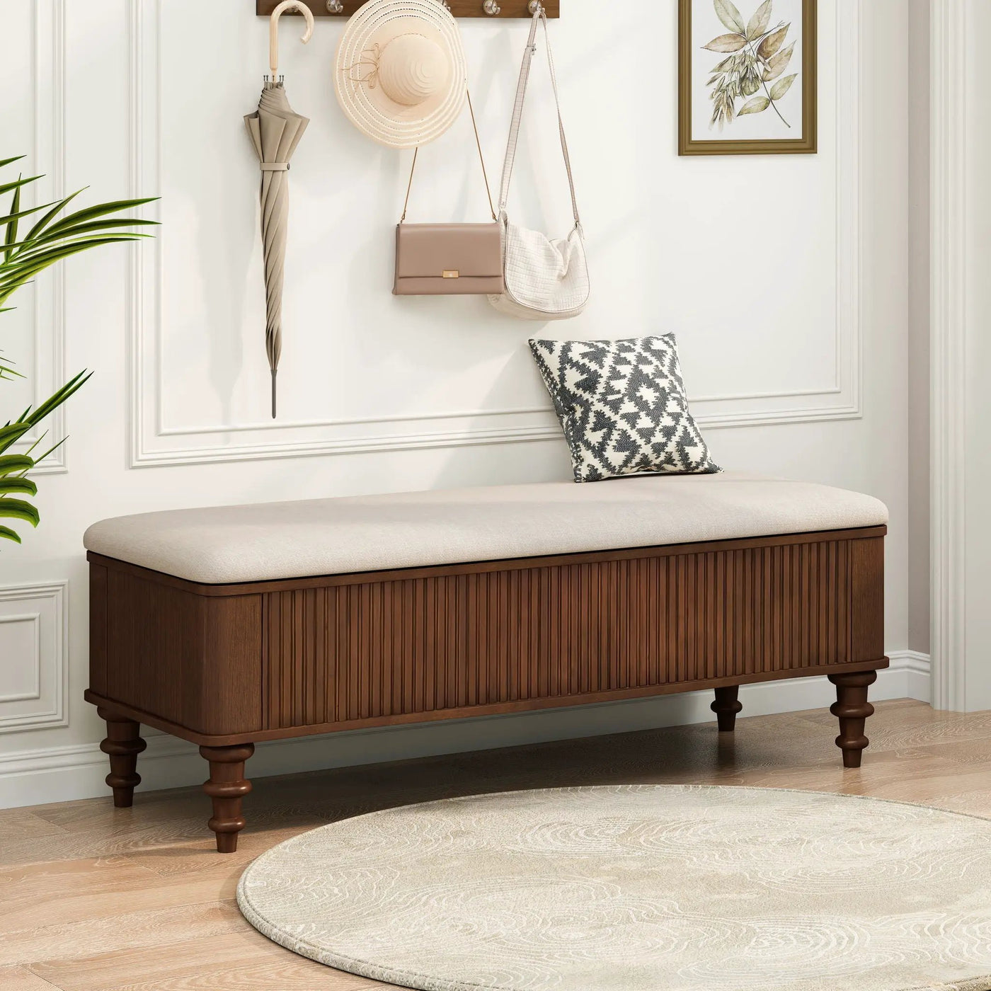 Multi Functional Storage Ottoman Bench by HouseOfZazla