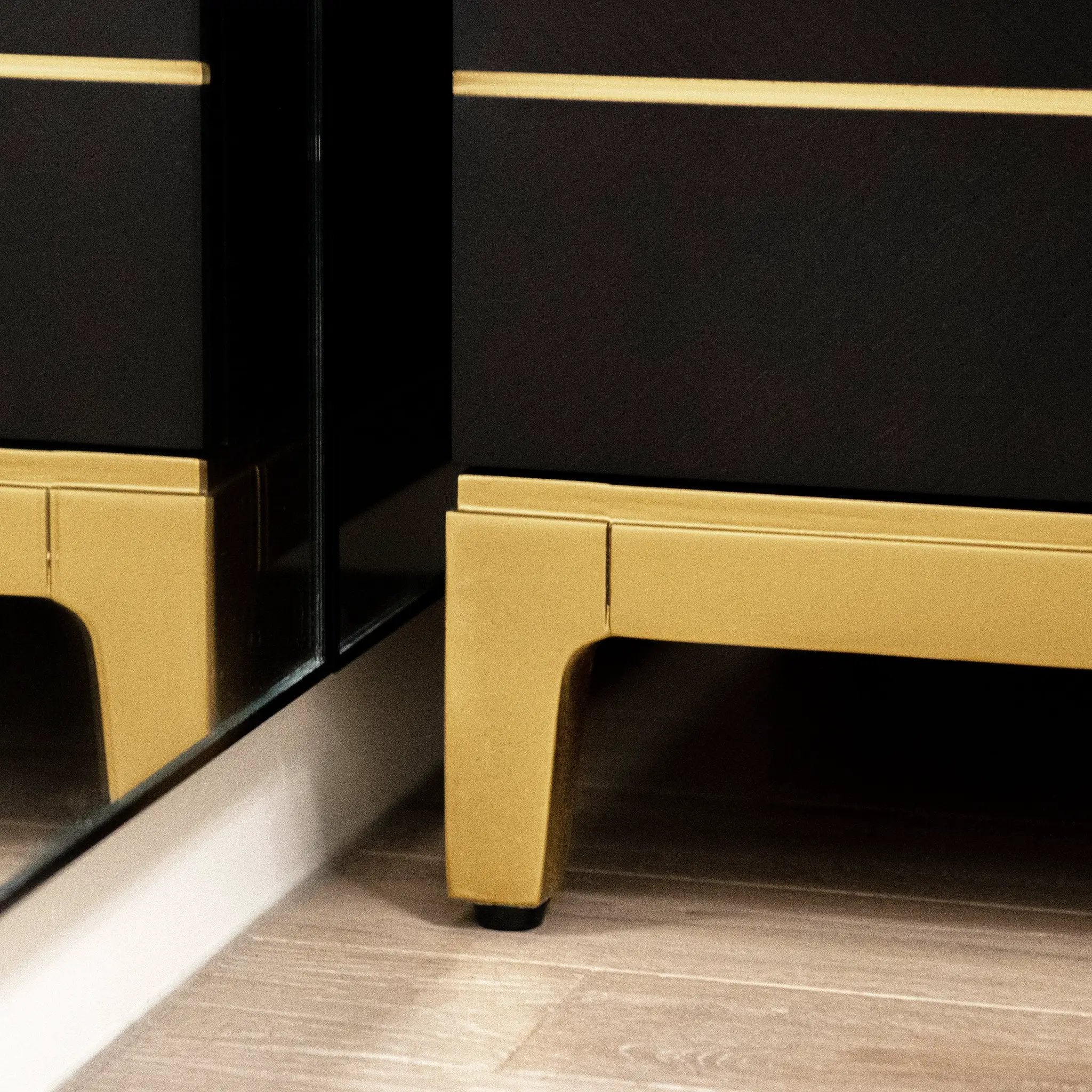 Kingsly 21" Wide Contemporary Glam Storage Side Table by HouseOfZazla