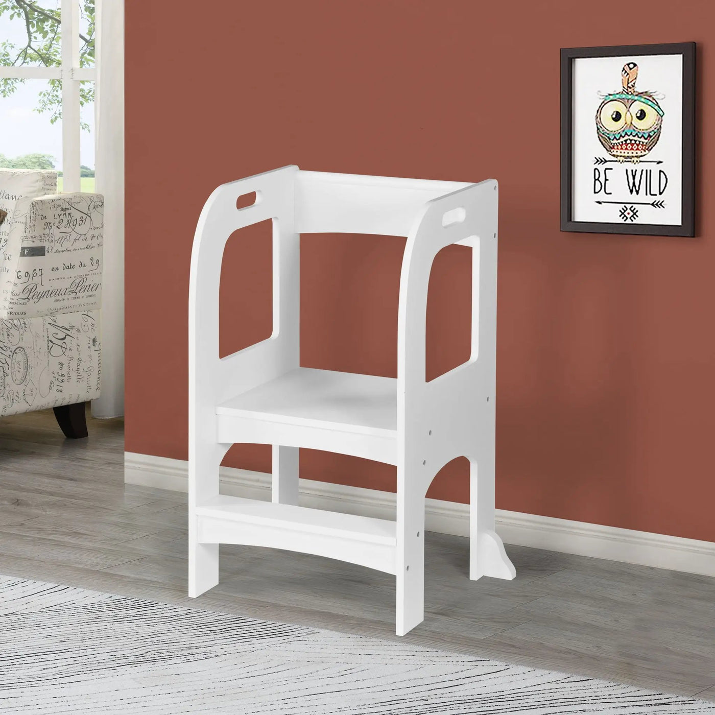 Child Standing Tower, Step Stool For Kids, Toddler Step Stool For Kitchen Counter by HouseOfZazla