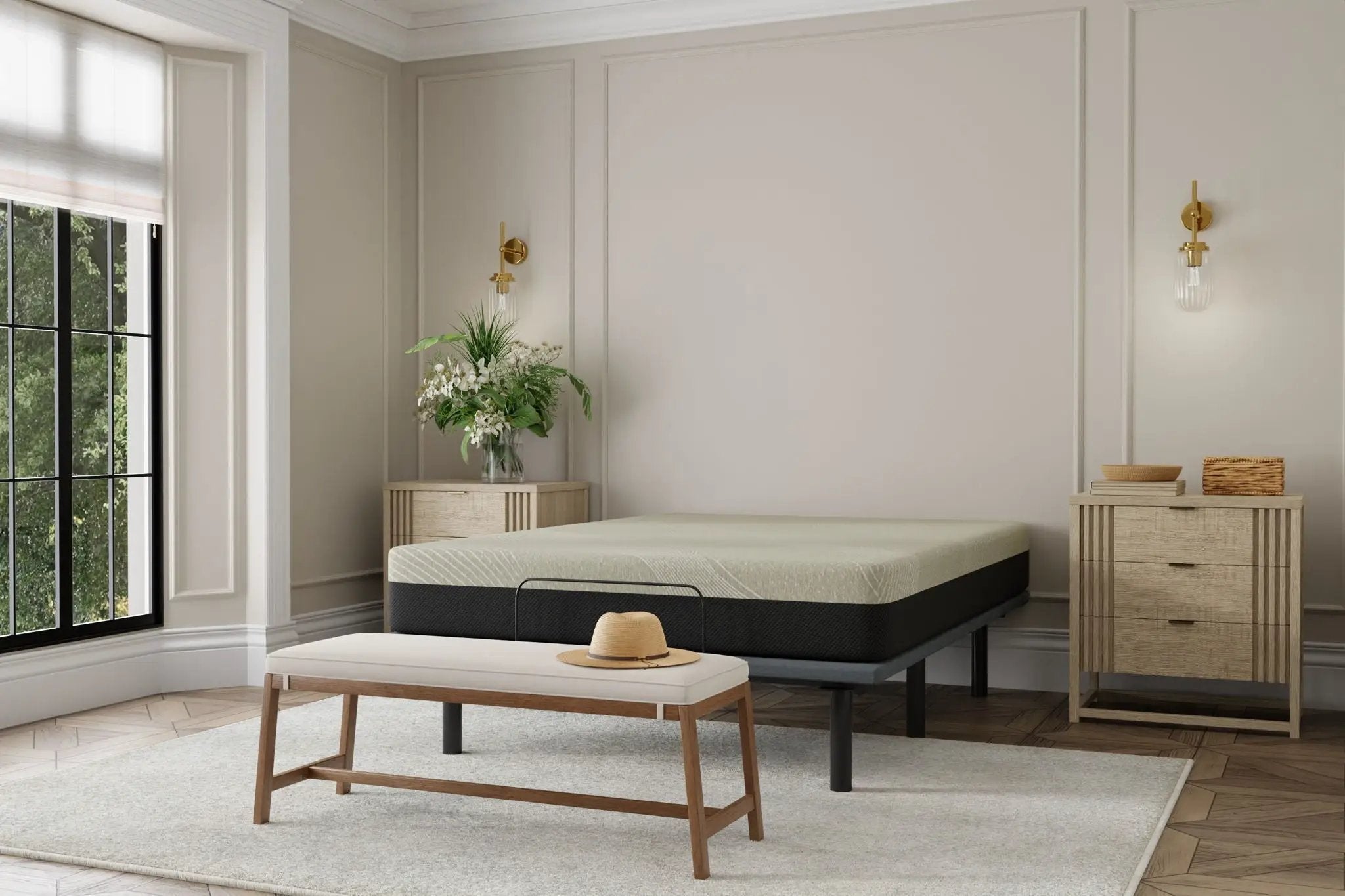 Gel Comfort - 10" Medium Firm Mattress by HouseOfZazla