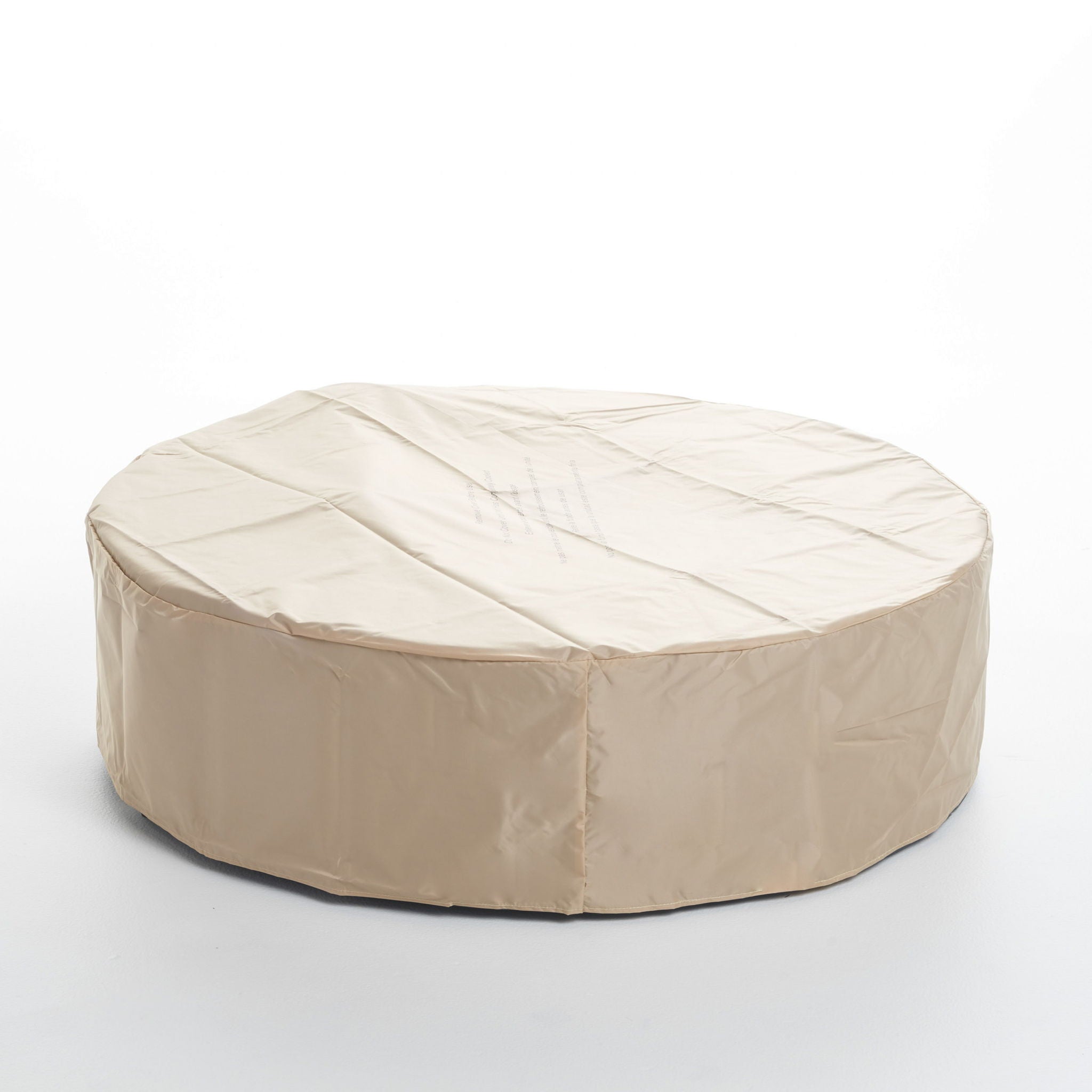 Modern Lightweight Concrete Outdoor Circular Fire Pit 50,000 BTU by HouseOfZazla
