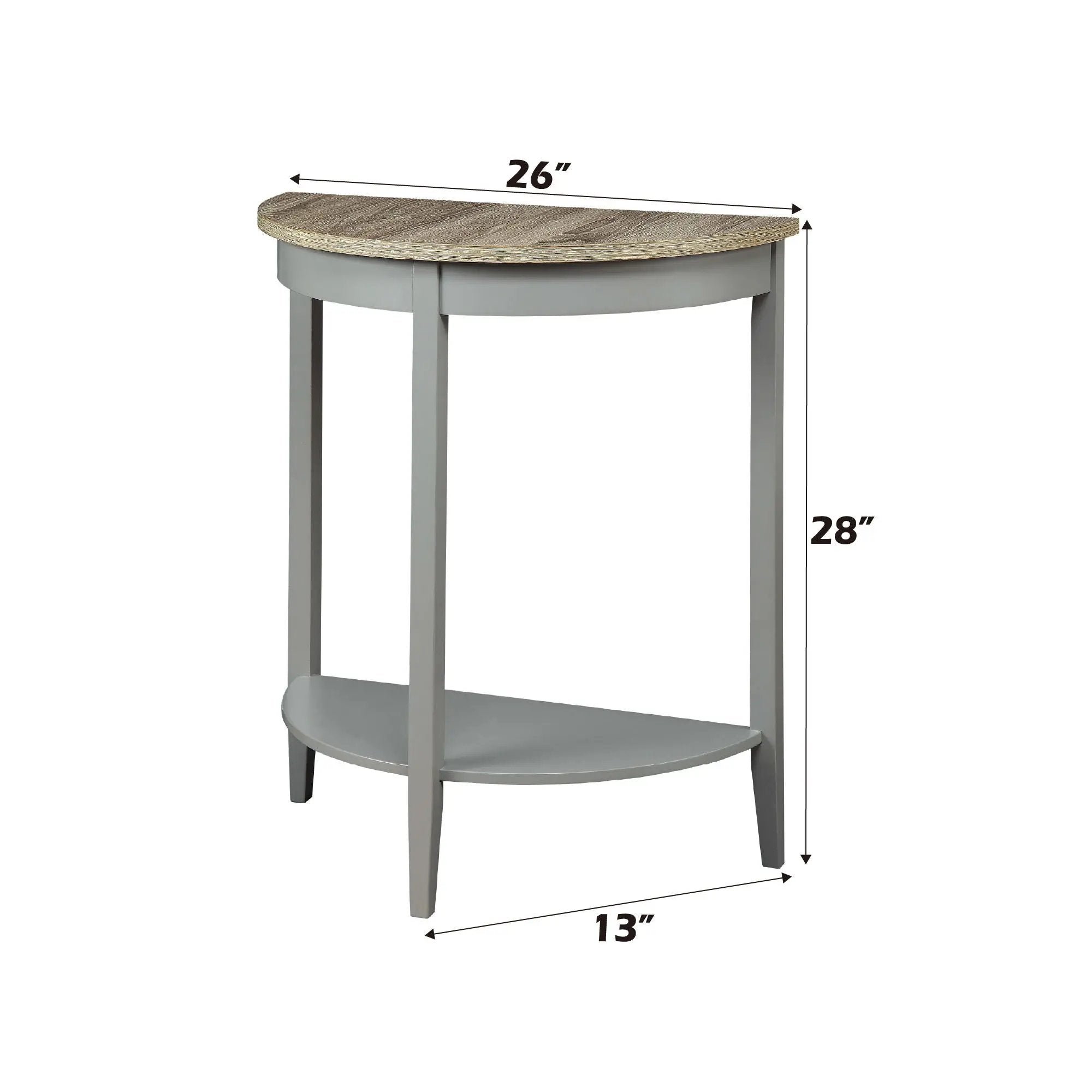 Justino - Console Table - Gray / Oak by Unique Piece Furniture