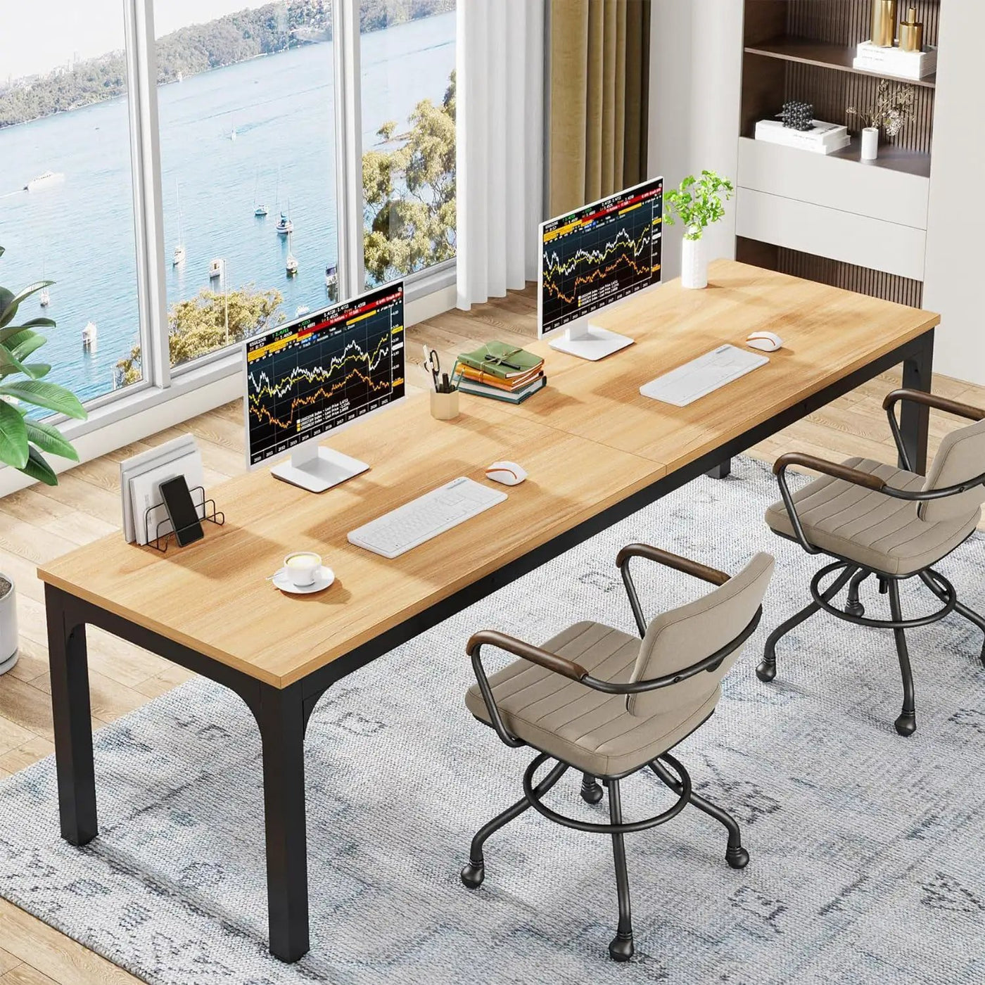Rectangle Dining Table For 6 - 8 People by HouseOfZazla