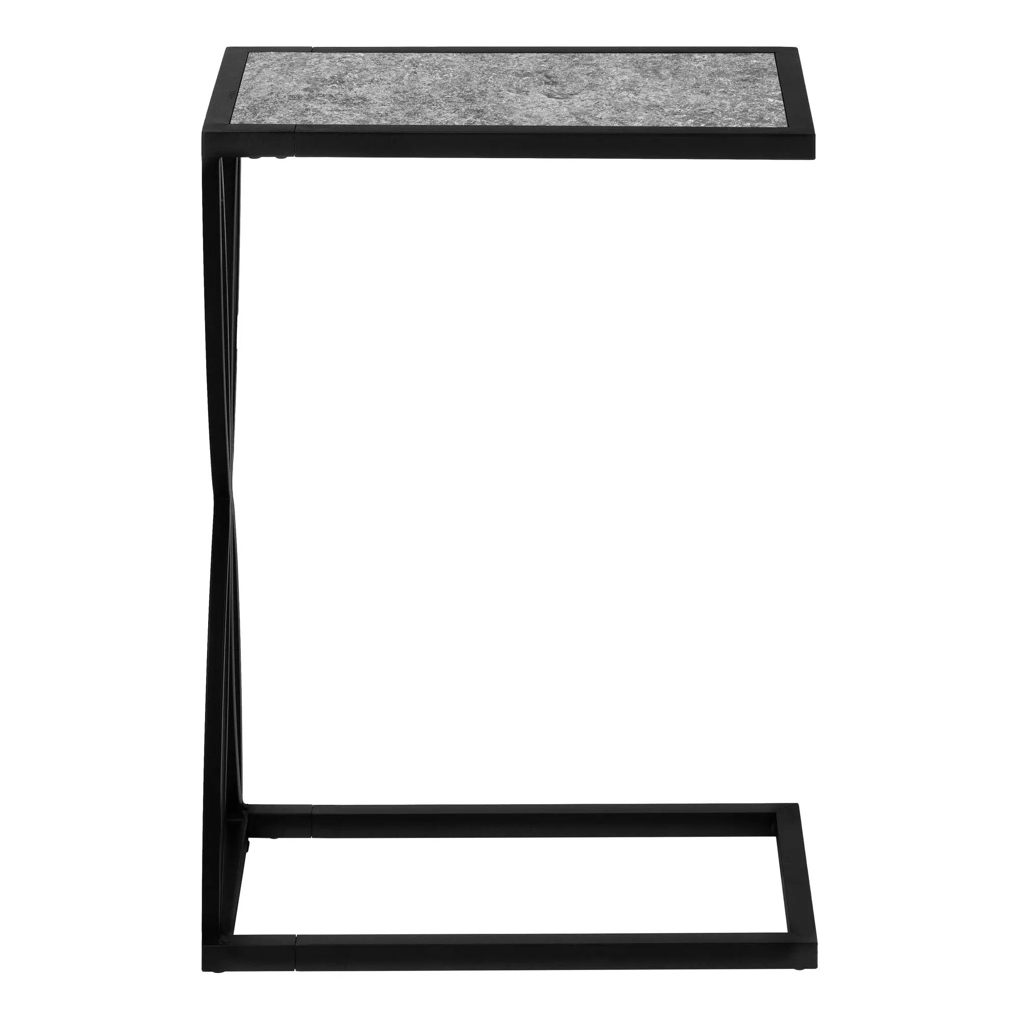 Accent Table C - Shaped, Modern - Gray by HouseOfZazla