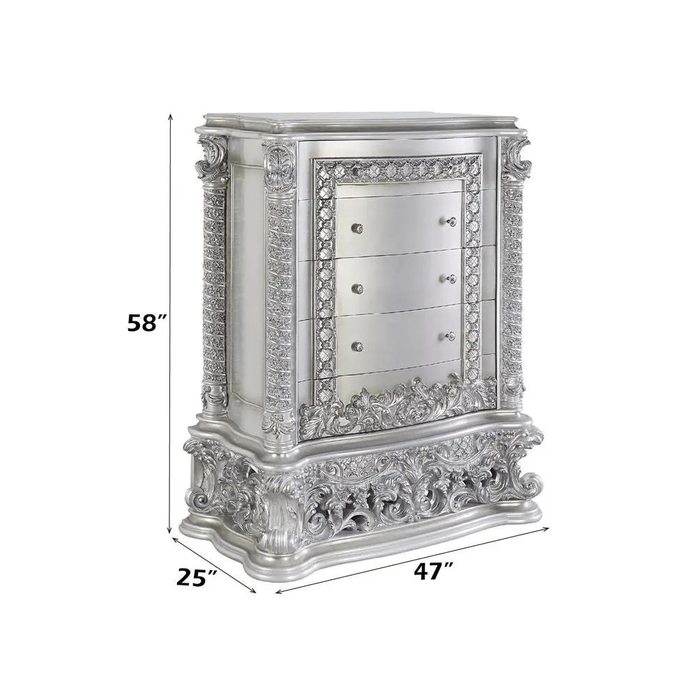 Valkyrie - Chest - Antique Platinum by Unique Piece Furniture