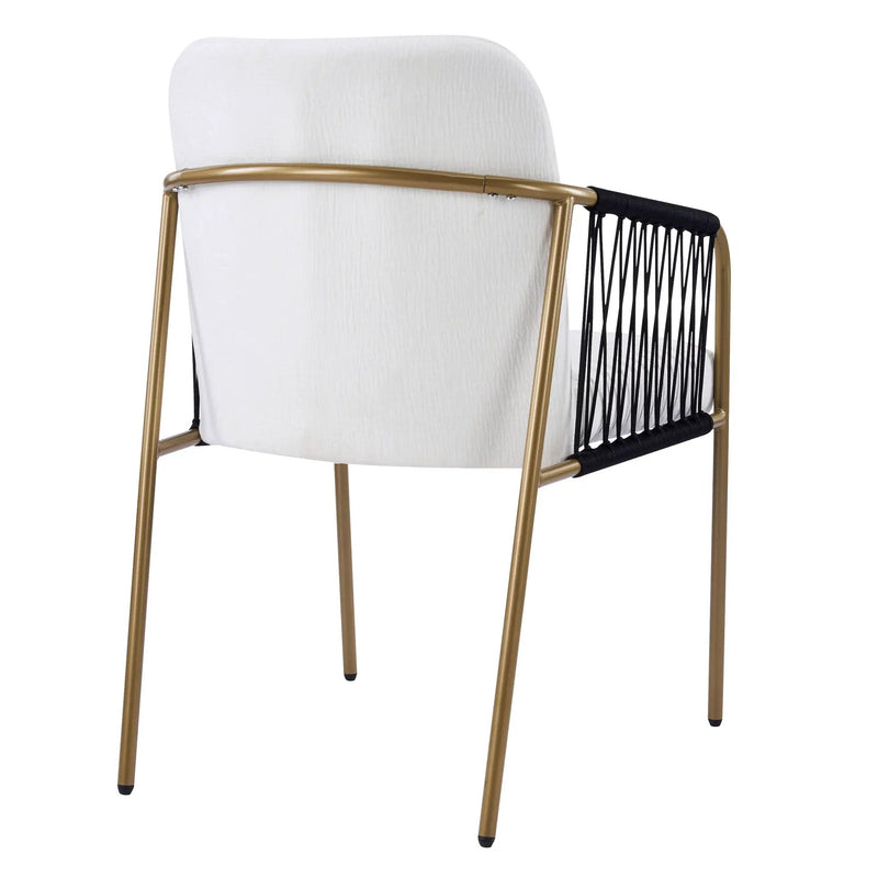 Modern Glam Upholstered Dining Chairs (Set of 2) by HouseOfZazla