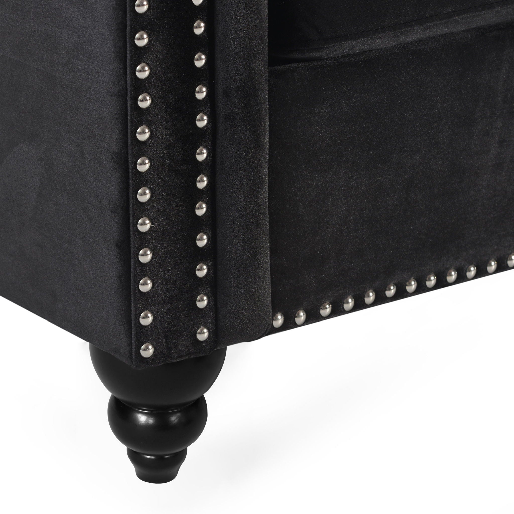 Chesterfield Style 3 Seater Sofa With Deep Button Tufting by HouseOfZazla