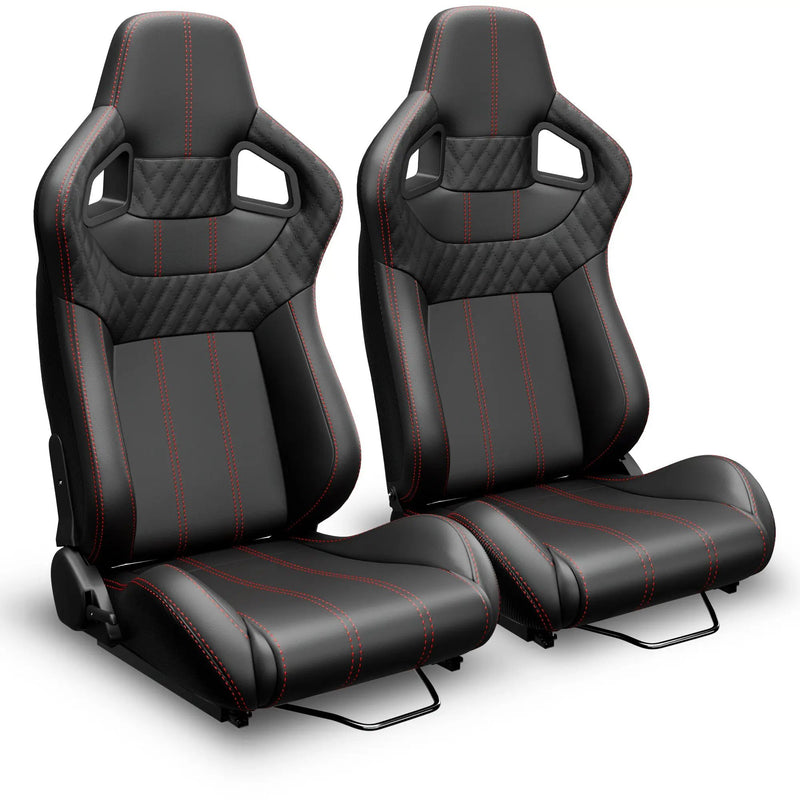 2PC Universal Bucket Racing Seats by HouseOfZazla