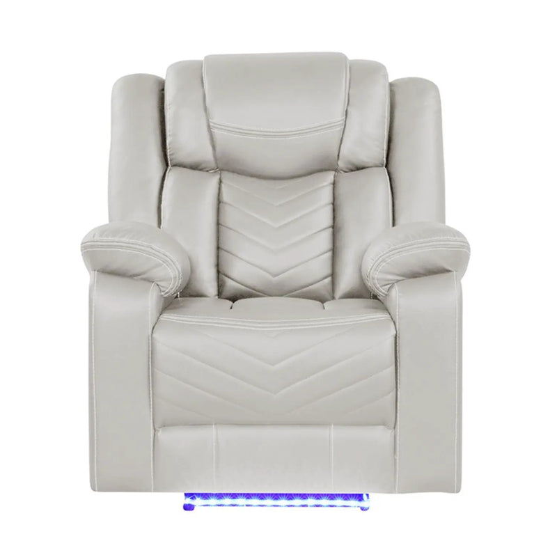 Challenger - LED Power Recliner Chair by Unique Piece Furniture