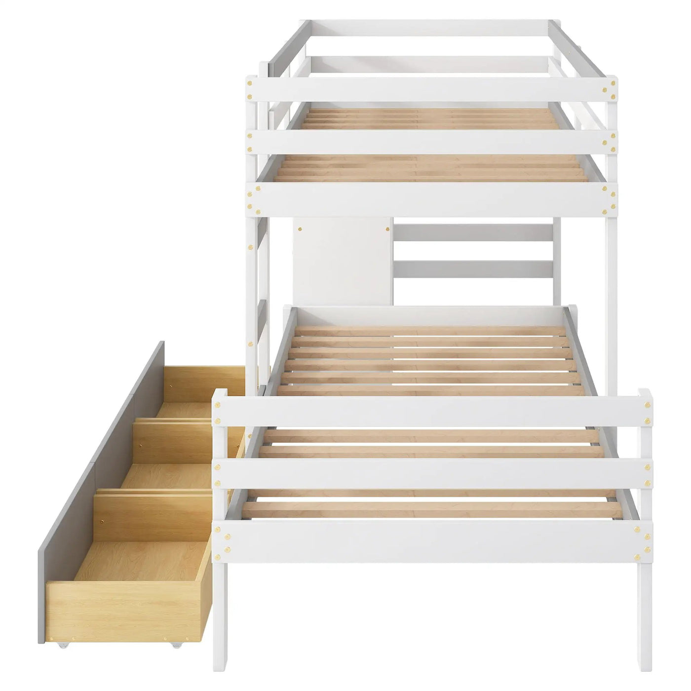 Loft Bunk Bed With Drawers And Ladder by HouseOfZazla