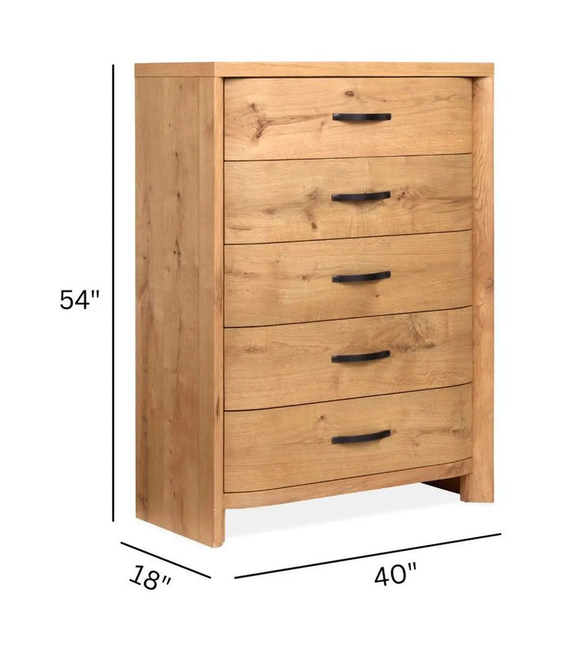 Laramie - Drawer Chest - Honey Wheat, photo 6 of 7