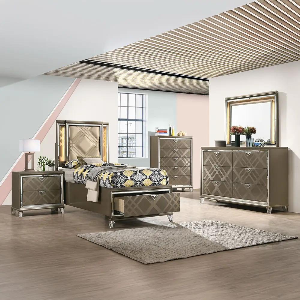 Skylar - Bed w/Storage by Unique Piece Furniture
