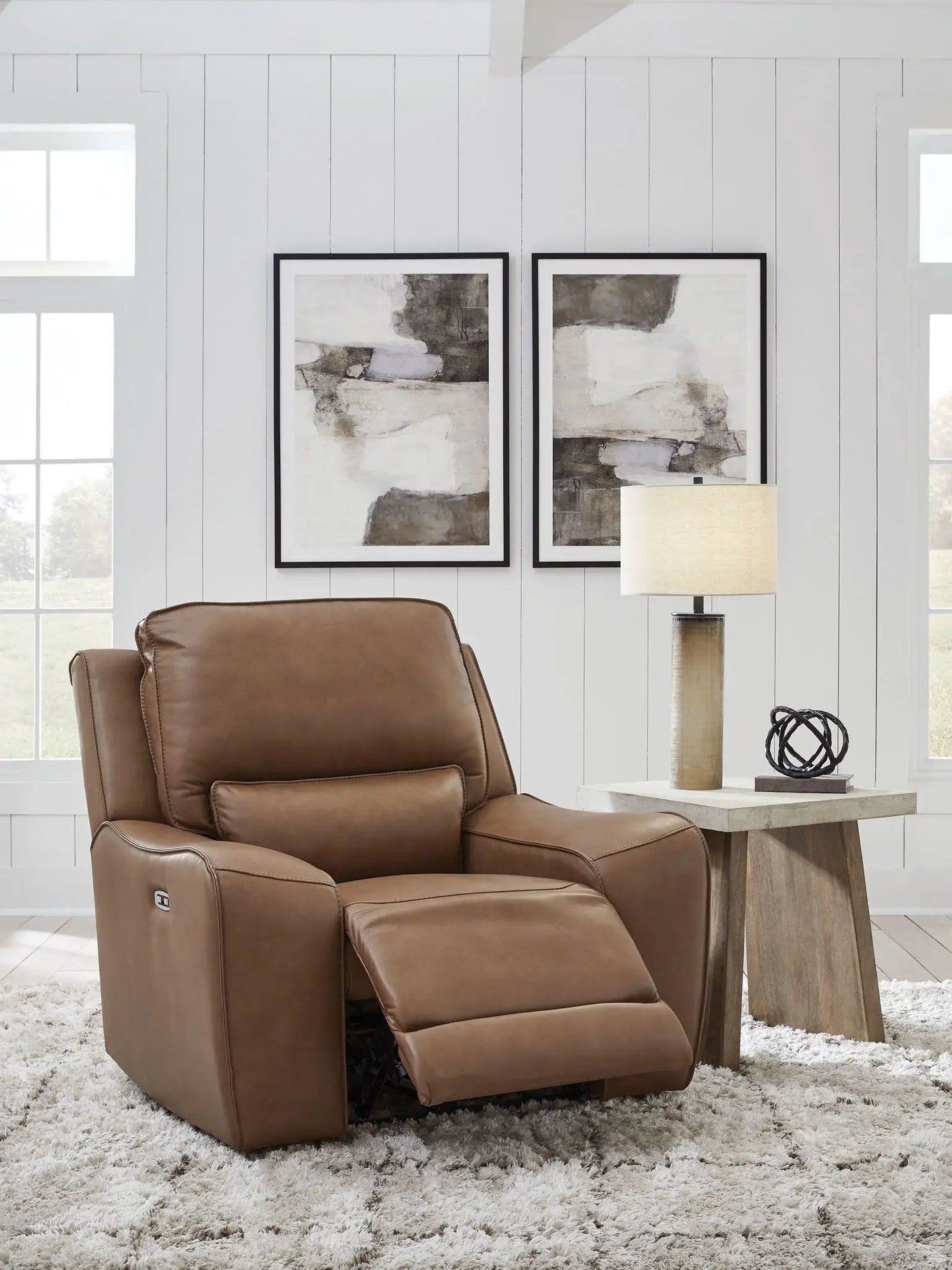 DeepWakes - Power Recliner With Adjustable Headrest by Unique Piece Furniture