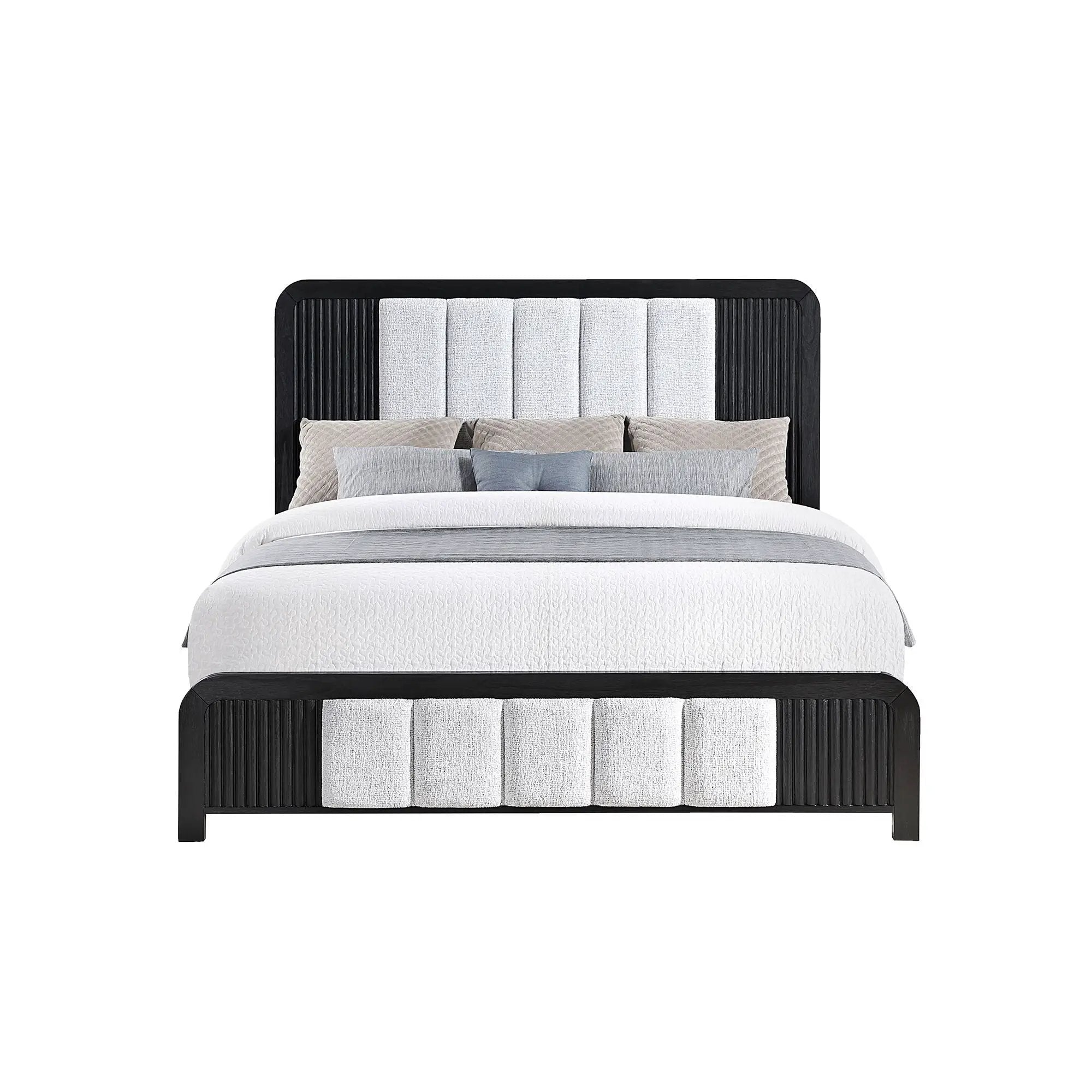 Beverly - Bed With Fluted Detailing by Unique Piece Furniture