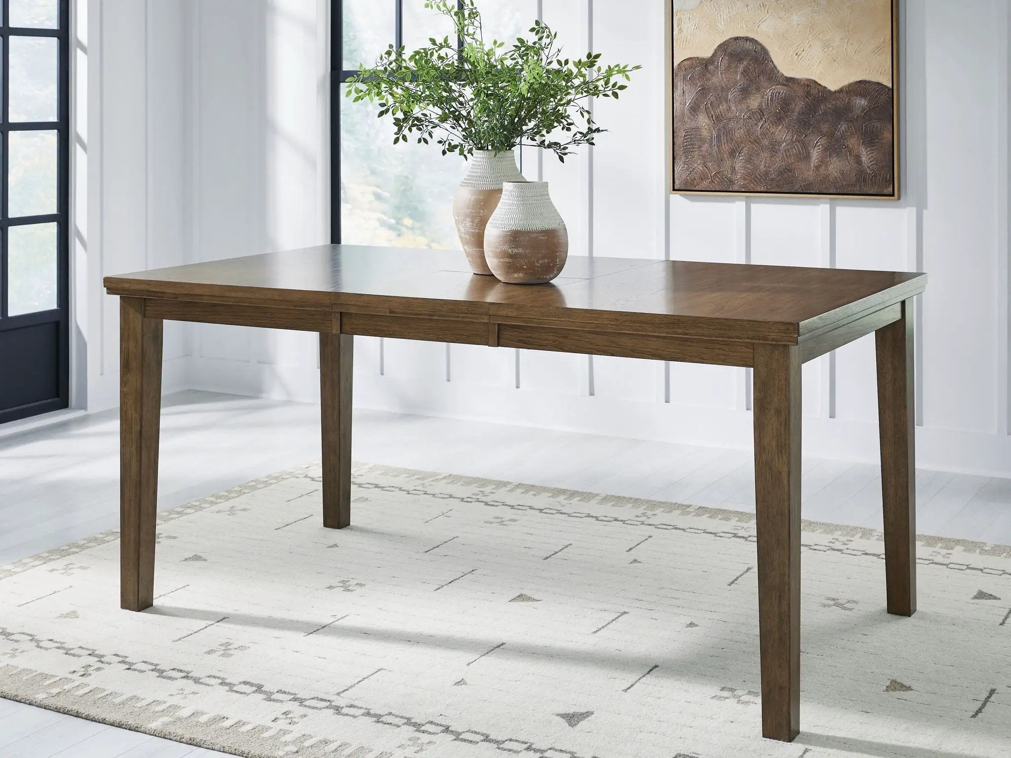 Urbinforte - Counter Height Dining Extension Table - Light Brown by Unique Piece Furniture