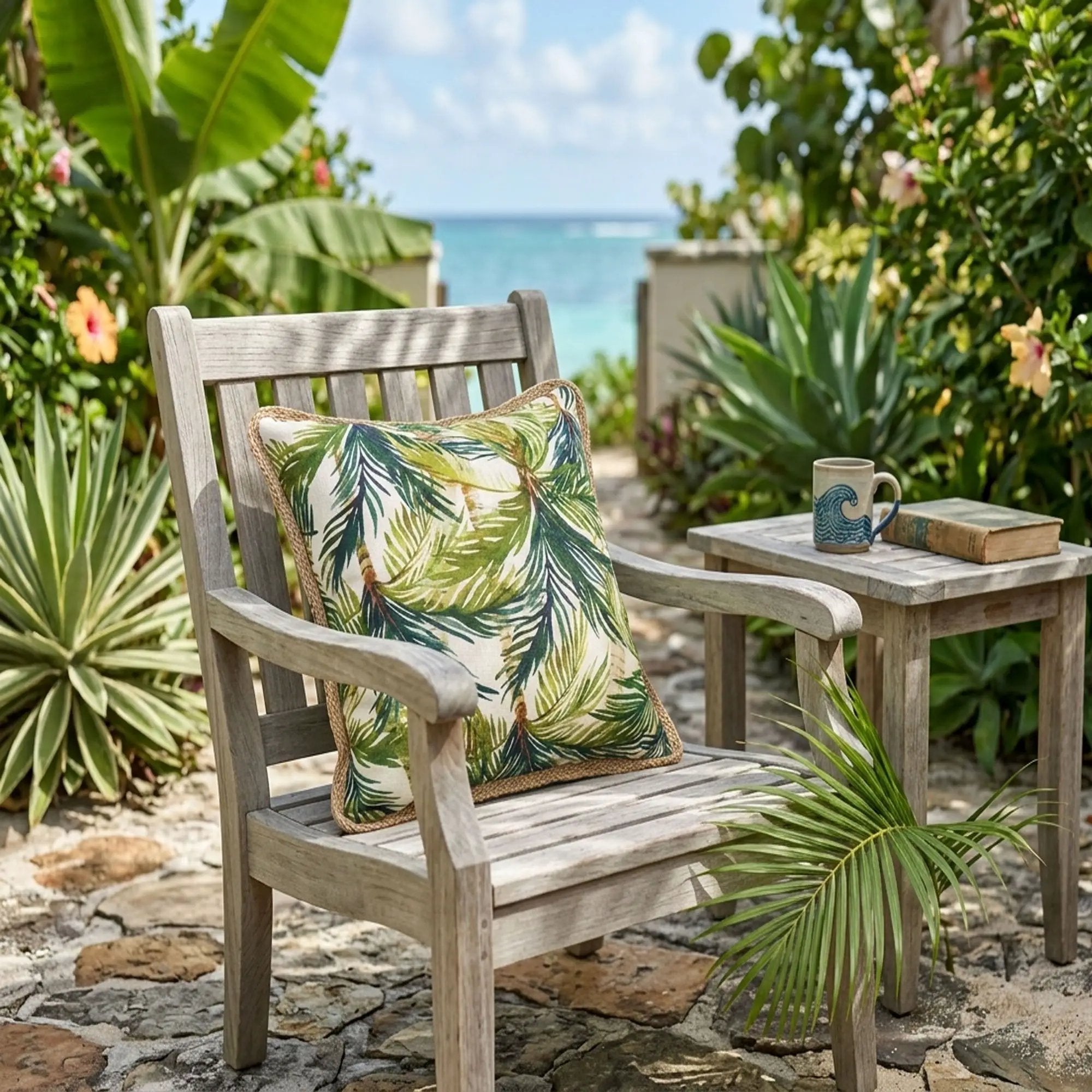 Outdoor Plum 3 Pillows - Multi by HouseOfZazla