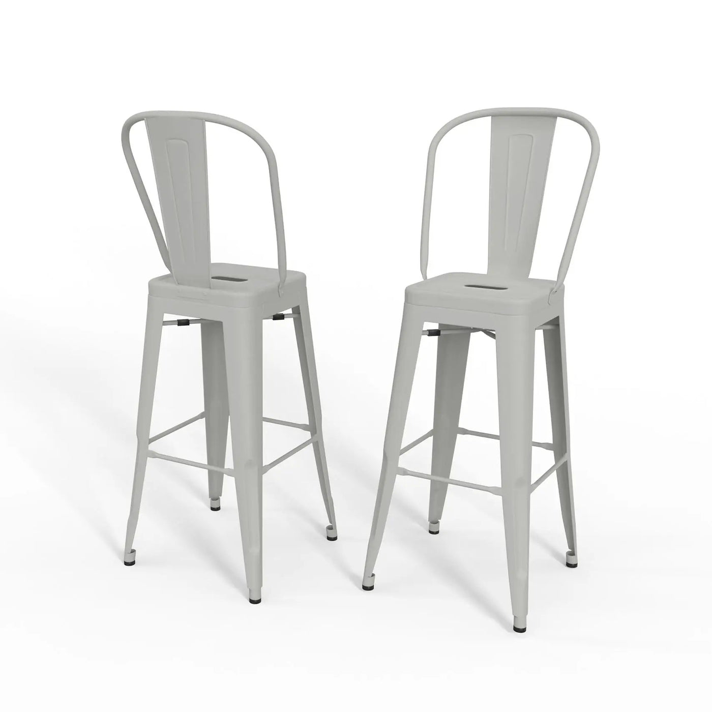 Fletcher - Handcrafted Metal Stool (Set of 2) by HouseOfZazla